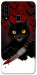 Чехол Horror lucky cat для Galaxy A20s (2019)