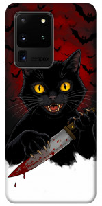 Чехол Horror lucky cat для Galaxy S20 Ultra (2020)