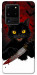Чехол Horror lucky cat для Galaxy S20 Ultra (2020)