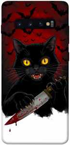 Чохол Horror lucky cat для Galaxy S10 Plus (2019)