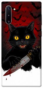Чехол Horror lucky cat для Galaxy Note 10 (2019)