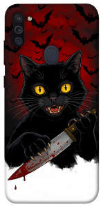 Чехол Horror lucky cat для Galaxy M11 (2020)