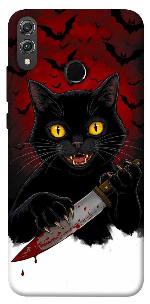 Чохол Horror lucky cat для Huawei Honor 8X