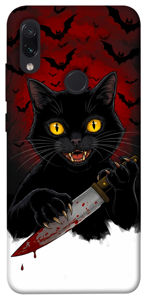 Чехол Horror lucky cat для Xiaomi Redmi Note 7