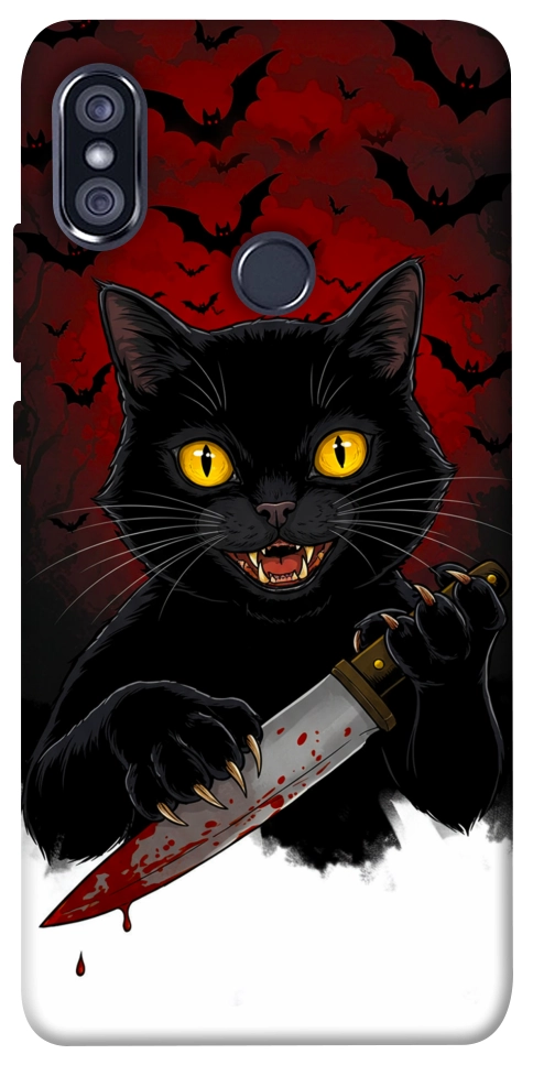 Чохол Horror lucky cat для Xiaomi Redmi Note 5 (Dual Camera)