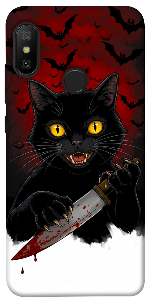 Чохол Horror lucky cat для Xiaomi Redmi 6 Pro