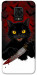 Чехол Horror lucky cat для Xiaomi Redmi Note 9 Pro