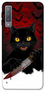 Чохол Horror lucky cat для Galaxy A7 (2018)