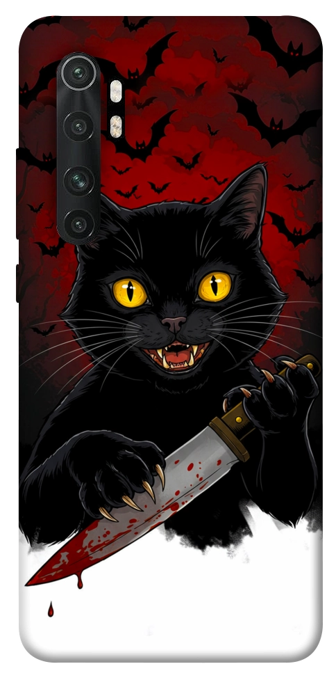 Чохол Horror lucky cat для Xiaomi Mi Note 10 Lite