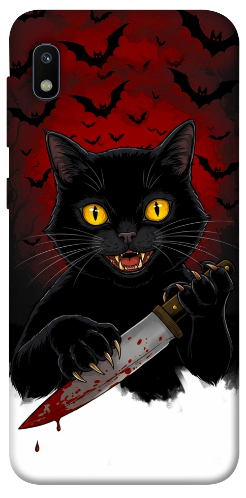 Чехол Horror lucky cat для Galaxy A10 (A105F)