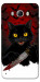Чехол Horror lucky cat для Galaxy J7 (2016)