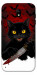 Чехол Horror lucky cat для Galaxy J7 (2017)