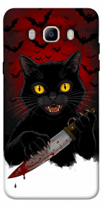 Чехол Horror lucky cat для Galaxy J5 (2016)