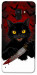 Чехол Horror lucky cat для Galaxy A8 (2018)