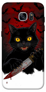 Чехол Horror lucky cat для Galaxy S7 Edge