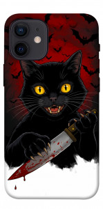 Чехол Horror lucky cat для iPhone 12 mini