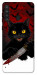 Чехол Horror lucky cat для Galaxy A21