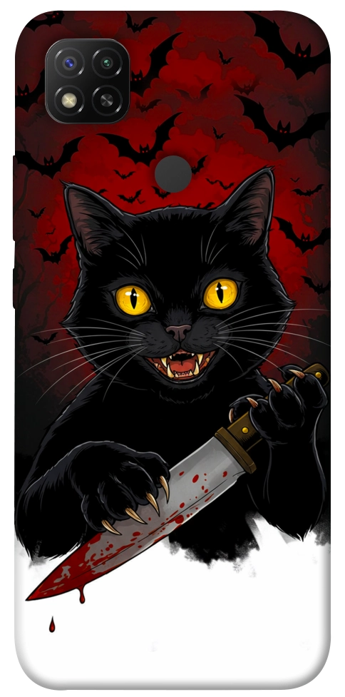 Чехол Horror lucky cat для Xiaomi Redmi 9C