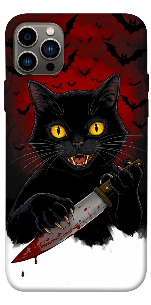 Чехол Horror lucky cat для iPhone 12 Pro