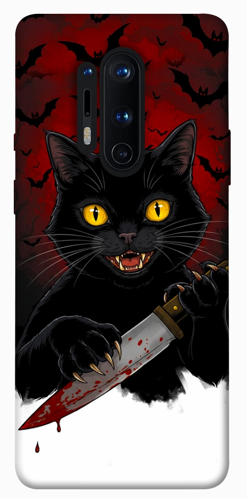 Чехол Horror lucky cat для OnePlus 8 Pro