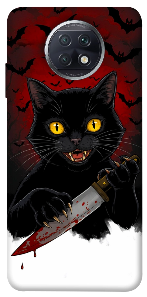 Чохол Horror lucky cat для Xiaomi Redmi Note 9T
