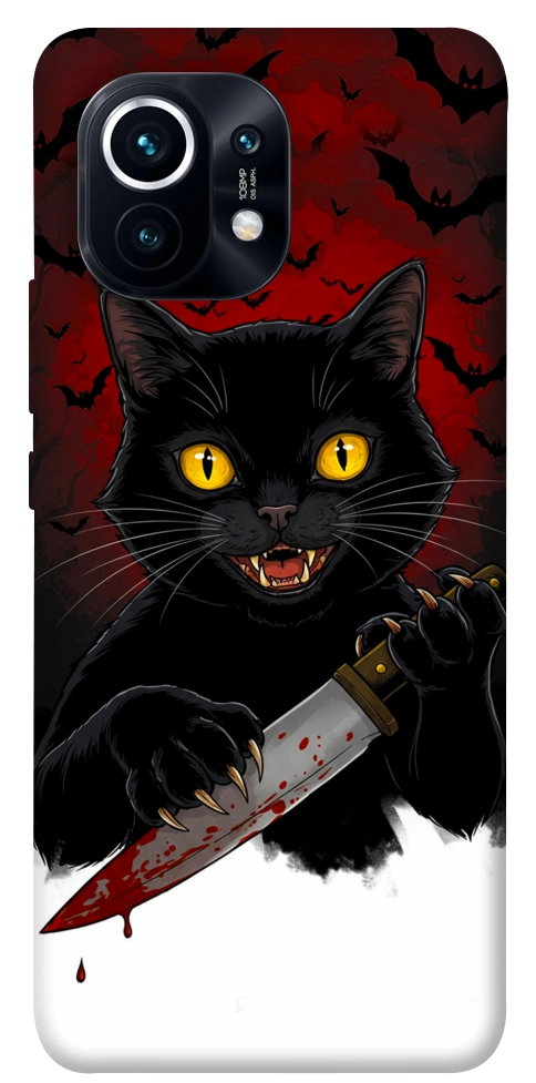 Чехол Horror lucky cat для Xiaomi Mi 11