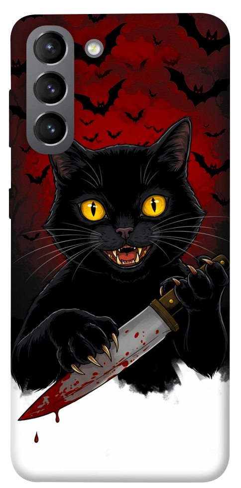 Чехол Horror lucky cat для Galaxy S21