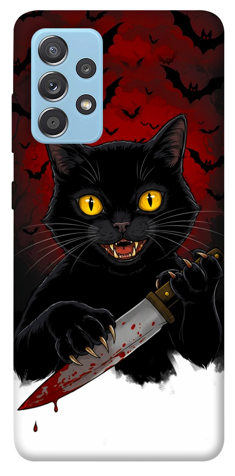 Чехол Horror lucky cat для Galaxy A52