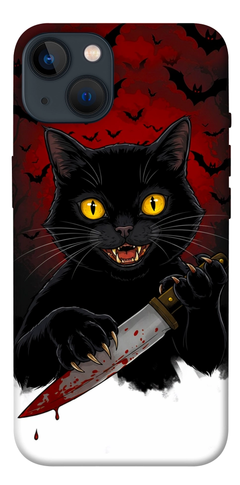 Чохол Horror lucky cat для iPhone 13