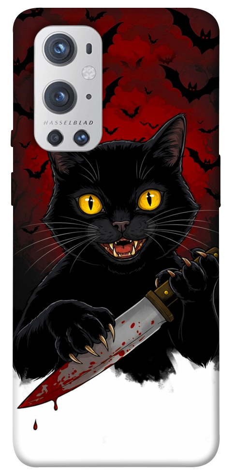 Чехол Horror lucky cat для Oneplus 9 pro
