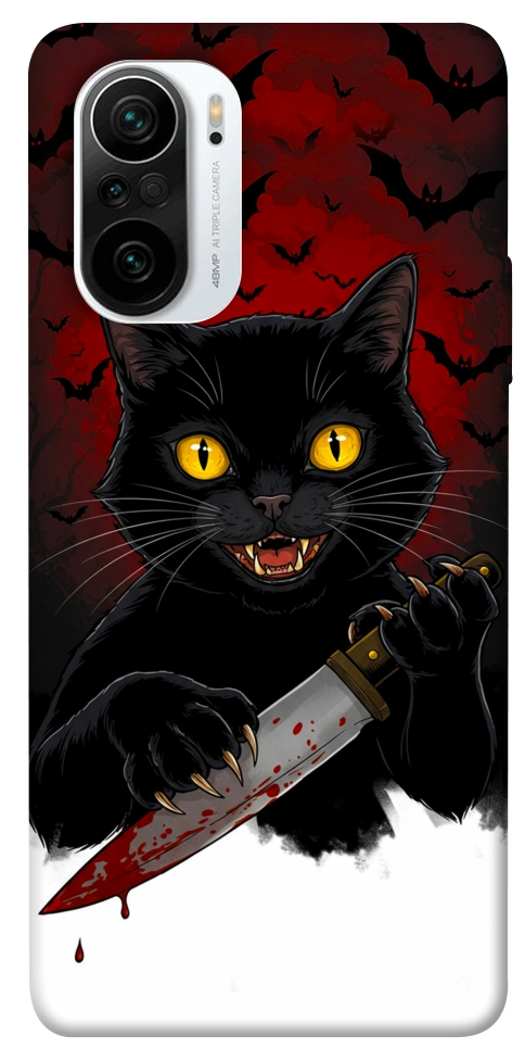 Чехол Horror lucky cat для Xiaomi Redmi K40