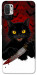 Чехол Horror lucky cat для Xiaomi Redmi Note 10 5G