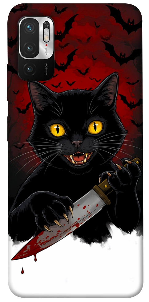 Чехол Horror lucky cat для Xiaomi Poco M3 Pro