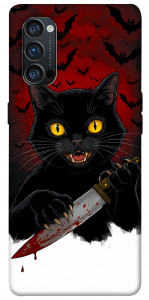 Чехол Horror lucky cat для Oppo Reno 4 Pro 5G