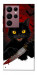 Чехол Horror lucky cat для Galaxy S22 Ultra