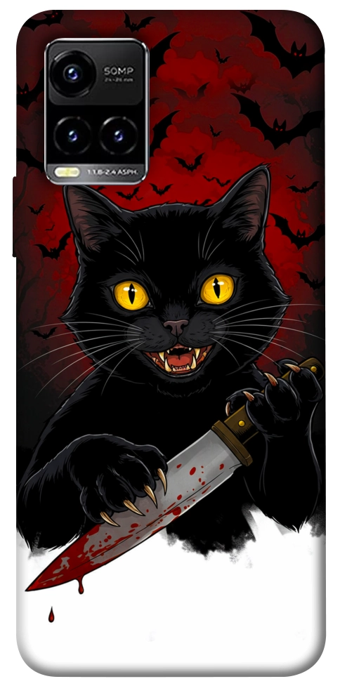 Чохол Horror lucky cat для Vivo Y33s