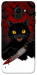 Чехол Horror lucky cat для Galaxy J6 (2018)