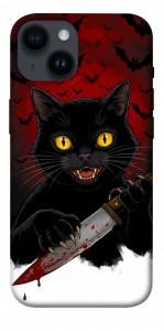 Чехол Horror lucky cat для iPhone 14