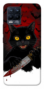 Чехол Horror lucky cat для Realme 8 Pro