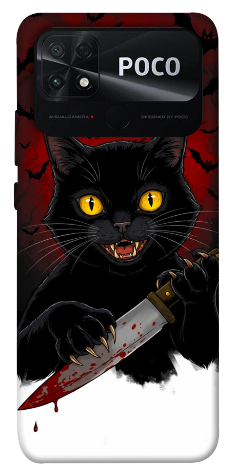 Чохол Horror lucky cat для Xiaomi Poco C40