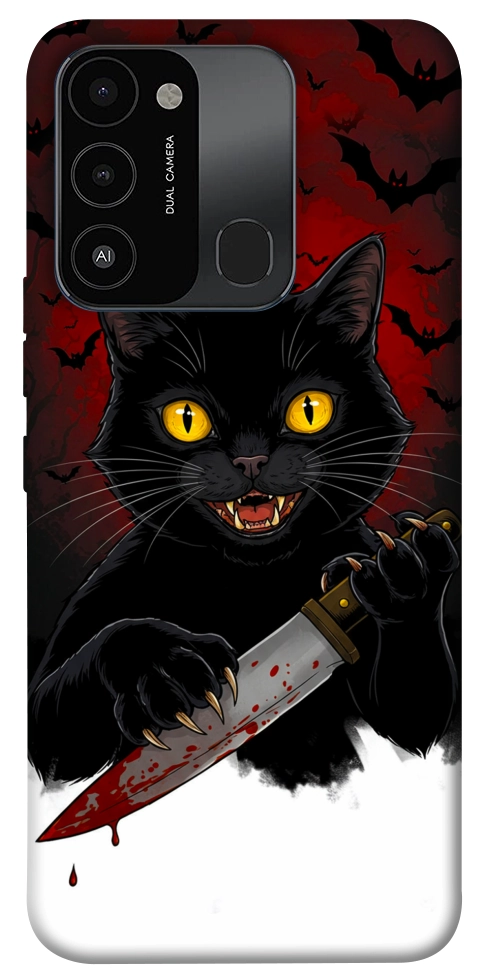 Чехол Horror lucky cat для TECNO Spark Go 2022 (KG5m)