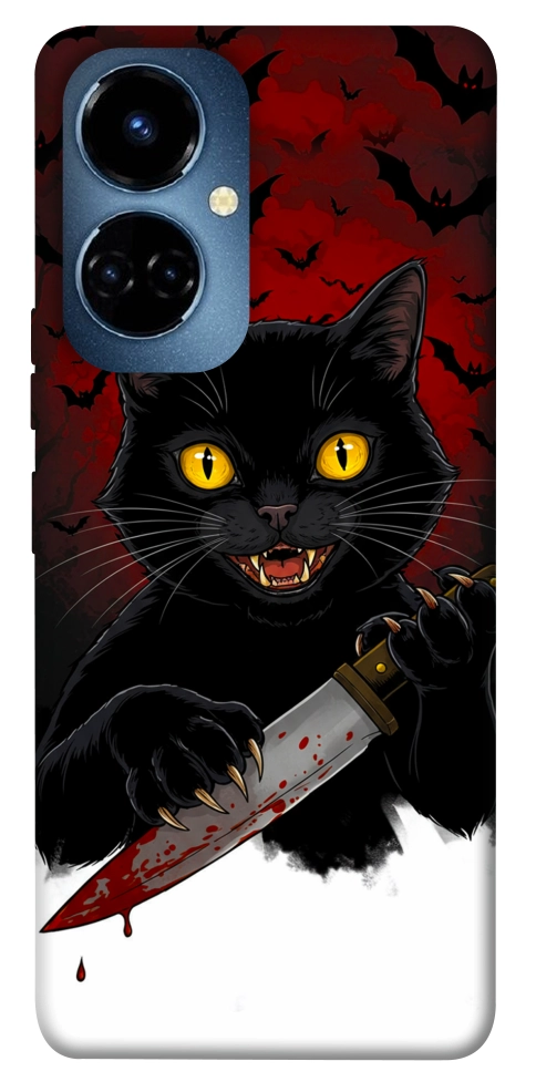 Чехол Horror lucky cat для TECNO Camon 19 Pro (CI8n)