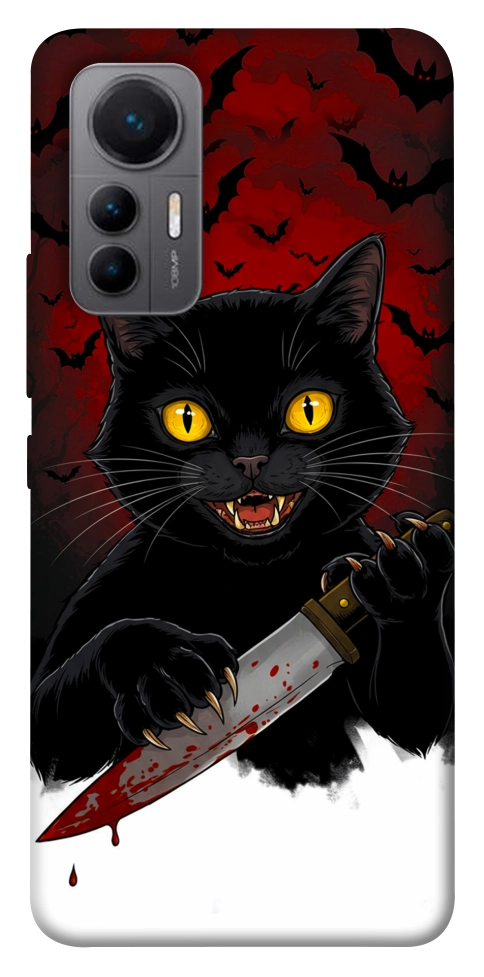 Чехол Horror lucky cat для Xiaomi 12 Lite