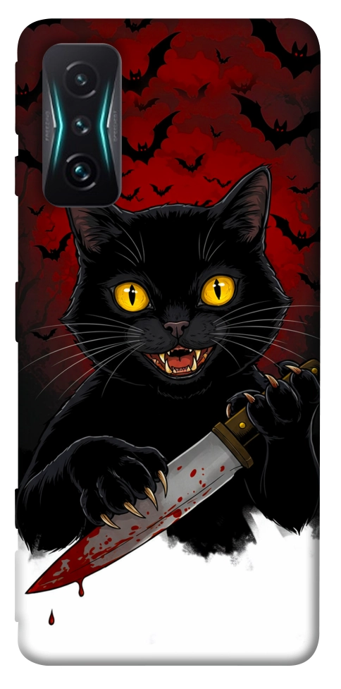 Чехол Horror lucky cat для Xiaomi Redmi K50 Gaming
