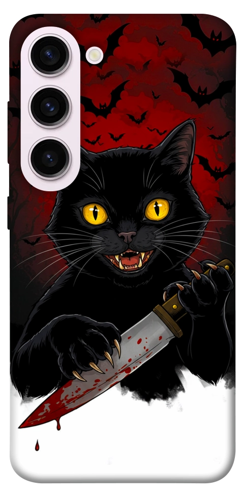 Чехол Horror lucky cat для Galaxy S23+