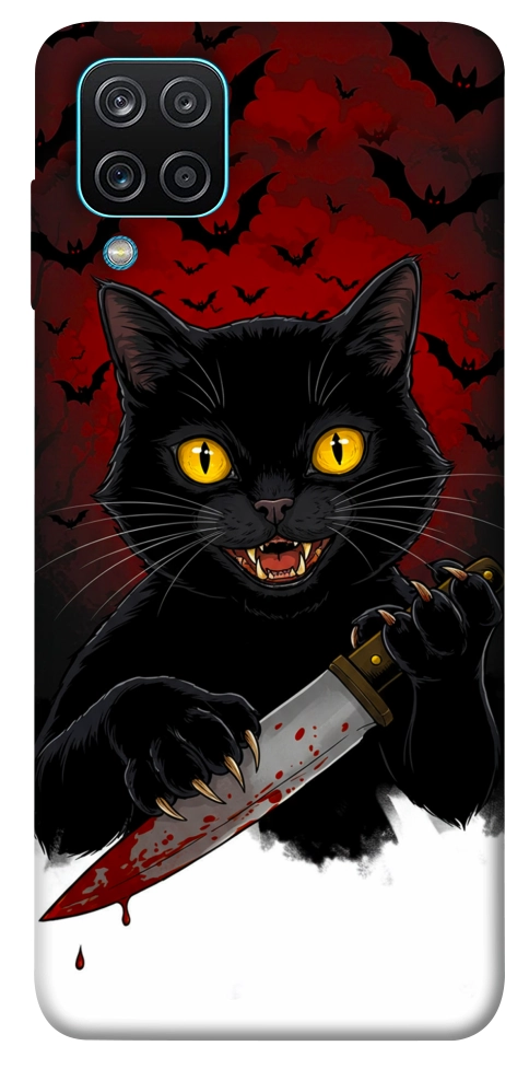 Чехол Horror lucky cat для Galaxy M12