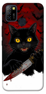 Чохол Horror lucky cat для Infinix Hot 10 Lite