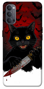 Чехол Horror lucky cat для Oppo Reno 4