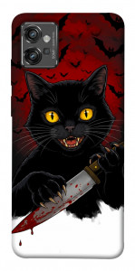 Чохол Horror lucky cat для Motorola Moto G32