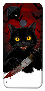 Чехол Horror lucky cat для Realme C21